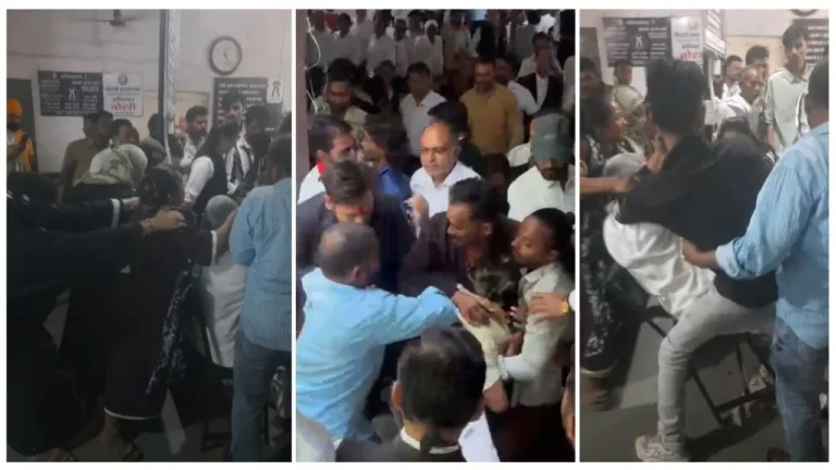 खंडवा कोर्ट परिसर में कस्टडी विवाद पर हंगामा, 9 साल की बच्ची को लेकर पति-पत्नी के बीच खींचतान