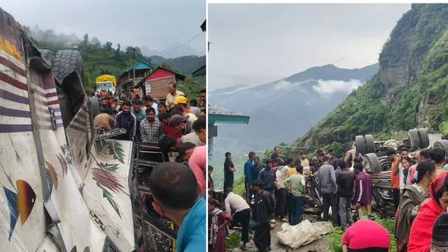 हिमाचल के चंबा में यात्रियों से भरी बस 100 फीट नीचे गिरी, 7 की मौत; 11 घायल