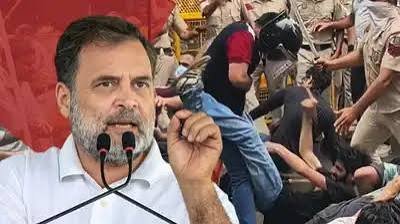 राहुल गांधी ने प्रदर्शनकारी छात्रों के साथ की प्रेस कॉन्फ्रेंस, बोले- युवाओं पर अत्याचार बर्दाश्त नहीं